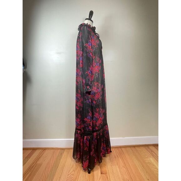 Dream Catcher Black Garden Maxi Dress 4 - Picture 2 of 4